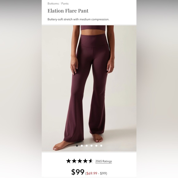 Athleta elation flare pant - Picture 1 of 4